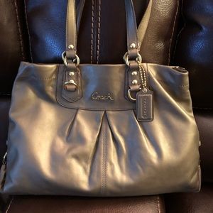 Coach leather handbag